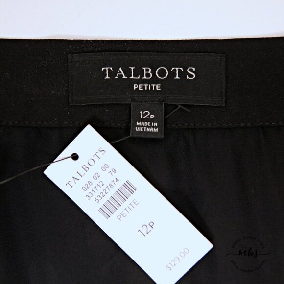 NWT Talbots Lattice Bouquets Pleated Midi Skirt - Picture 7 of 9